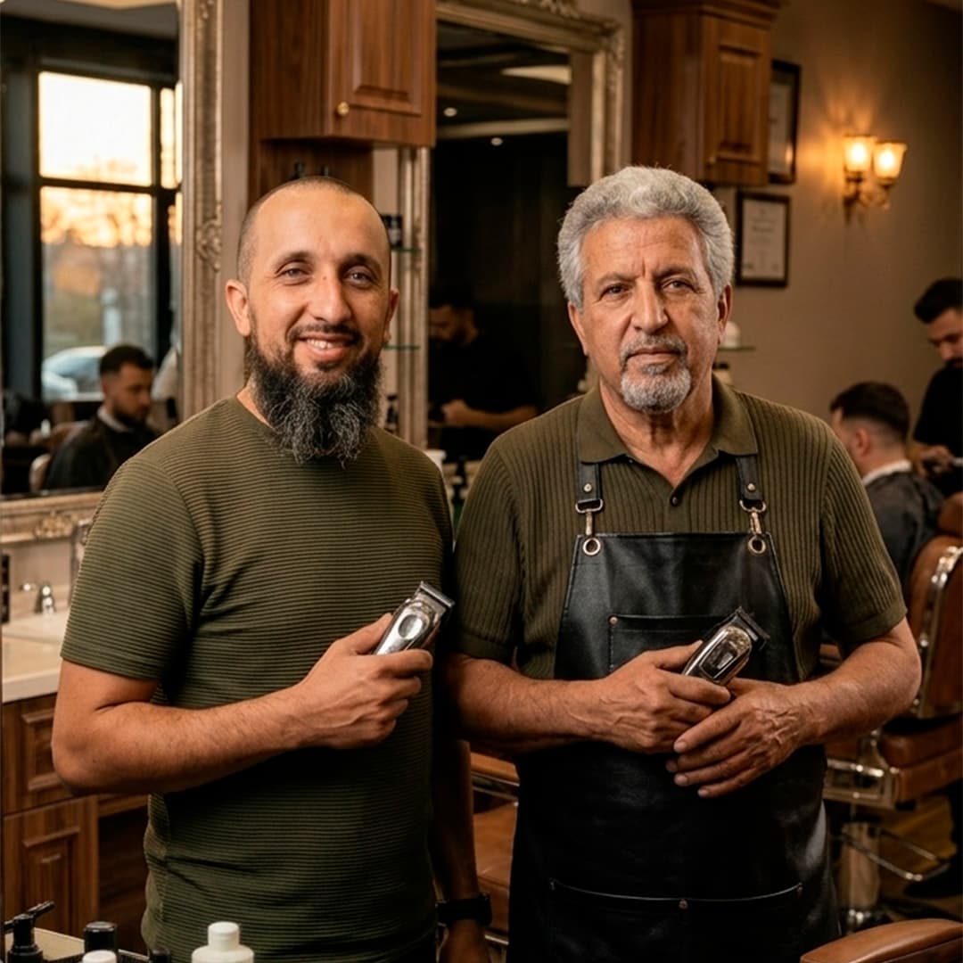 Hélzio e Mateus - Barbearia Estilo